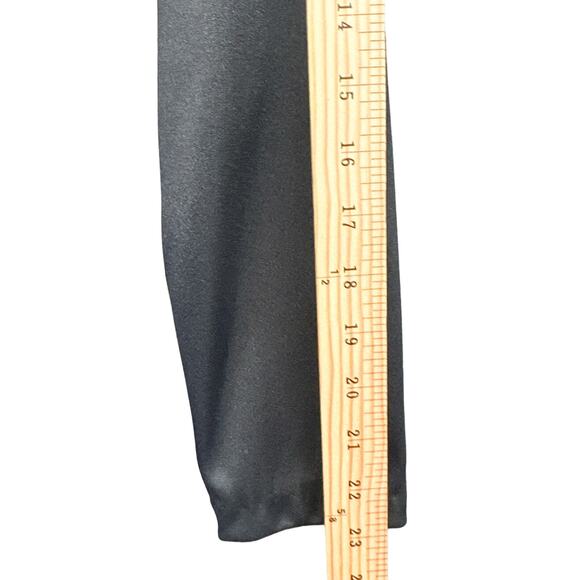 VTG 80s Black Jumpsuit Women 9/10 Sequin Disco Witchy Goth Party NYE Glam Goddes - Picture 8 of 16